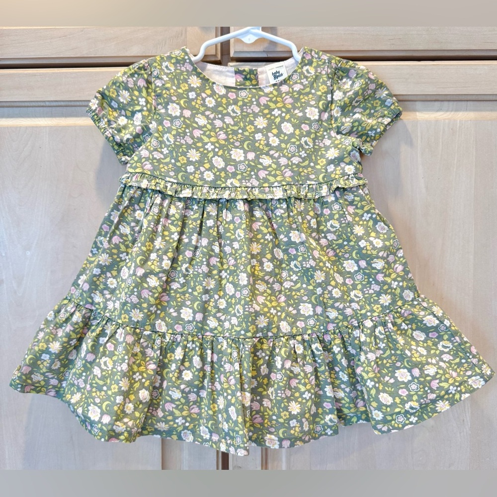 Baby B’Gosh Floral Green Dress